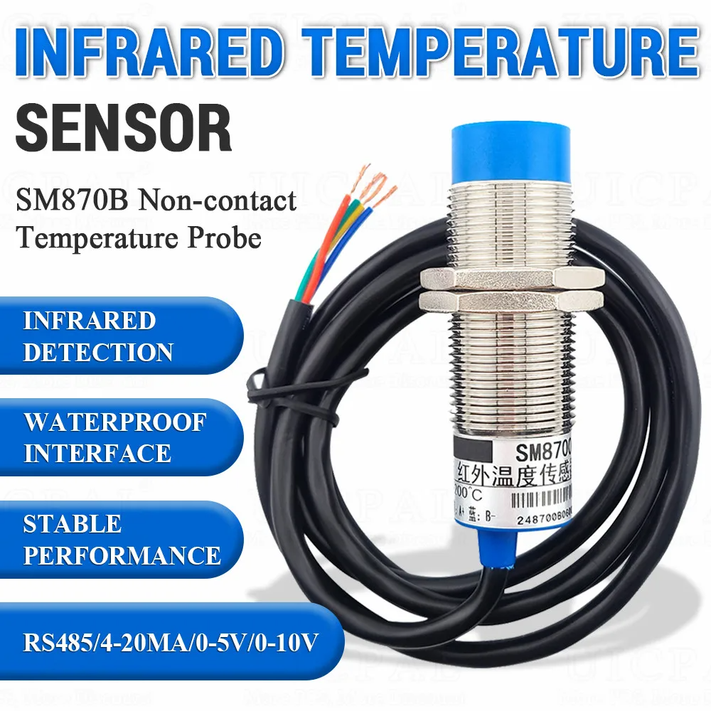 Industrial Laser Temperature Sensor - Infrared Ray Temperature Measuring Sensor Probe