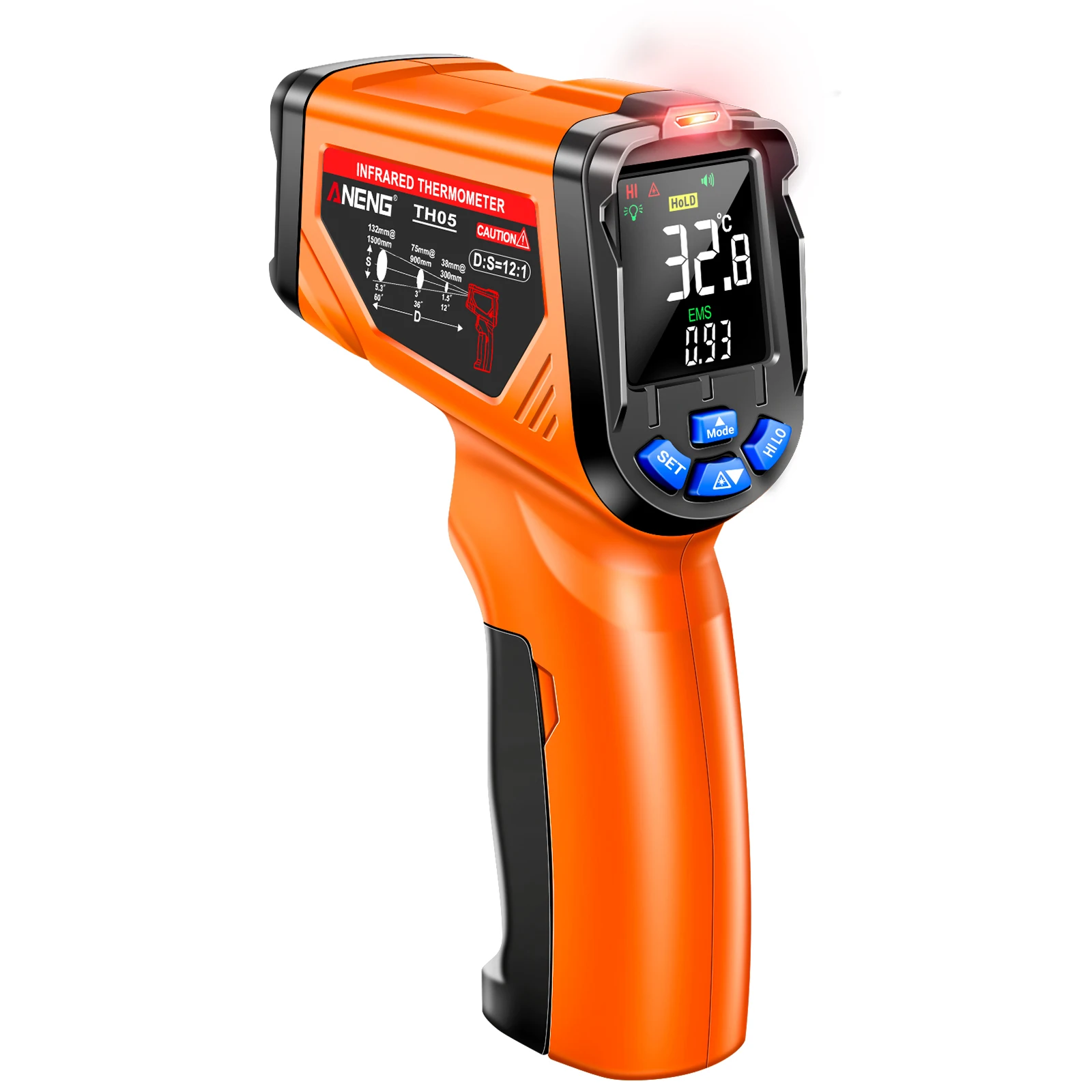 Industrial Laser Temperature Sensor - TH05 Non-Contact Infrared Thermometer -20℃~650℃/-4℉~1202℉ IR