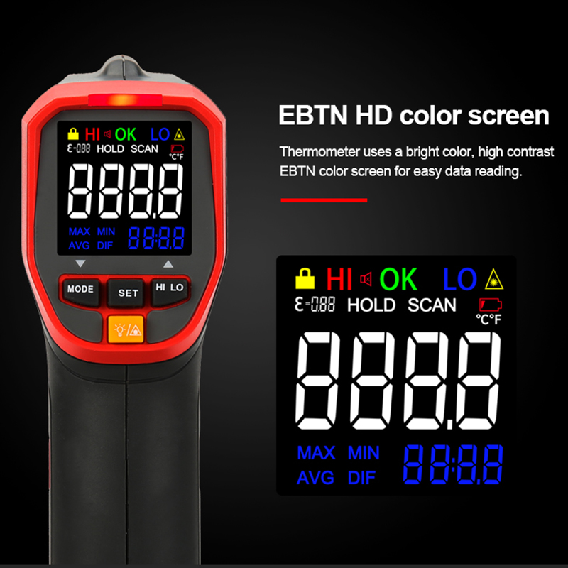UNI-T UT301A+ UT301C+ Infrared - Industrial Laser Temperature Sensor recension och pris