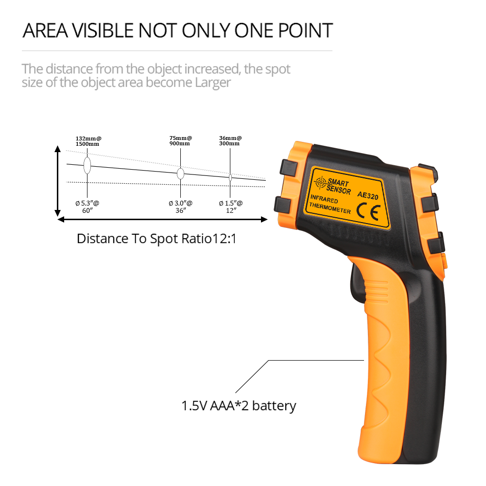 LCD Laser Meter Digital Infrar - Industrial Infrared Laser recension och pris