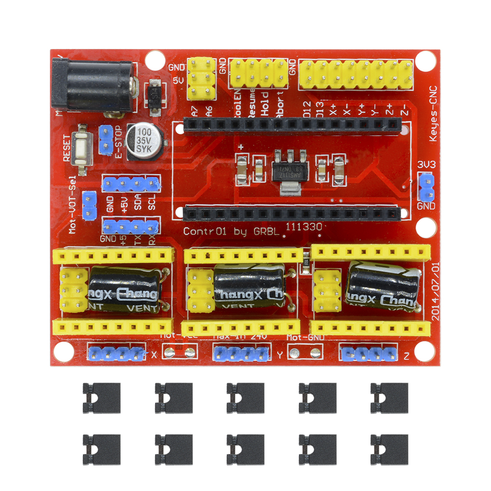 I2C IIC CNC Shield V4 3 Axis S - Stepper Driver Cnc recension och pris