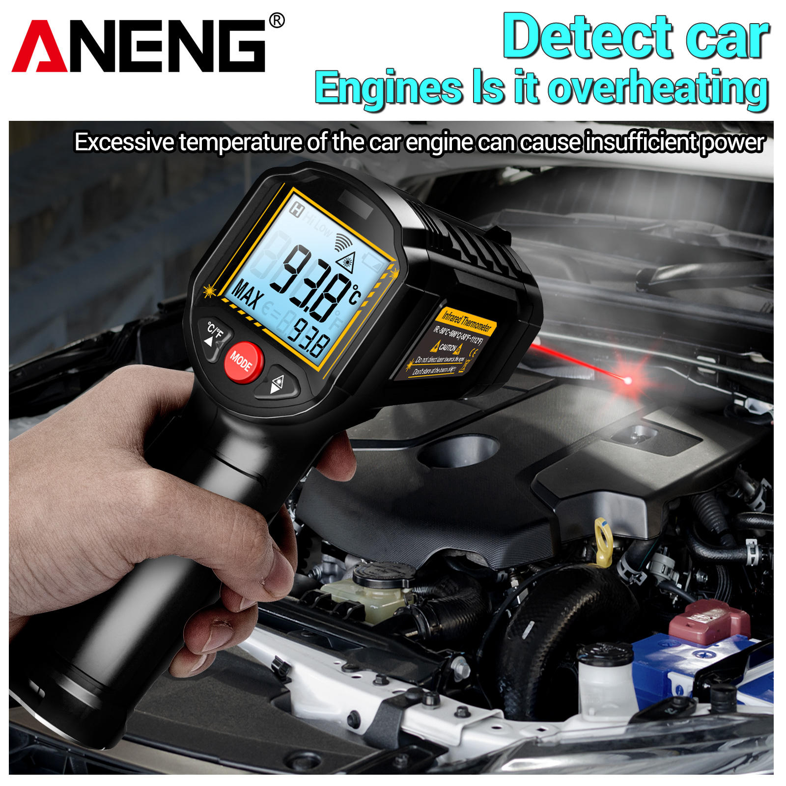 ANENG TH202 Industrial Thermom - Industrial Laser Temperature Sensor recension och pris