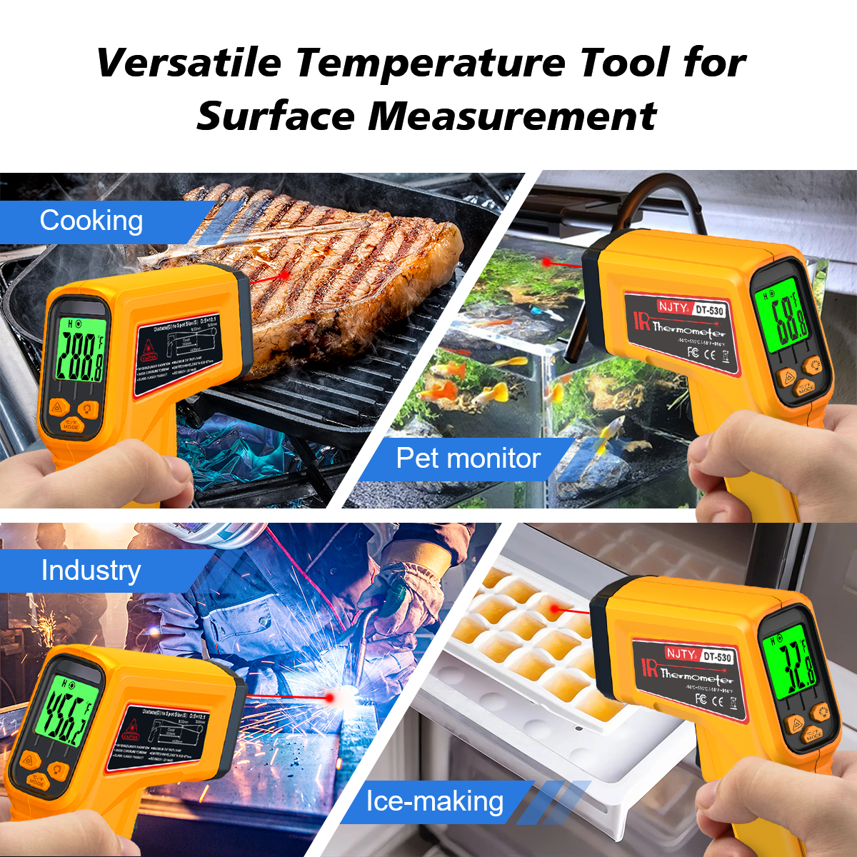 NJTY Infrared Thermometer Lase - Industrial Infrared Laser recension och pris
