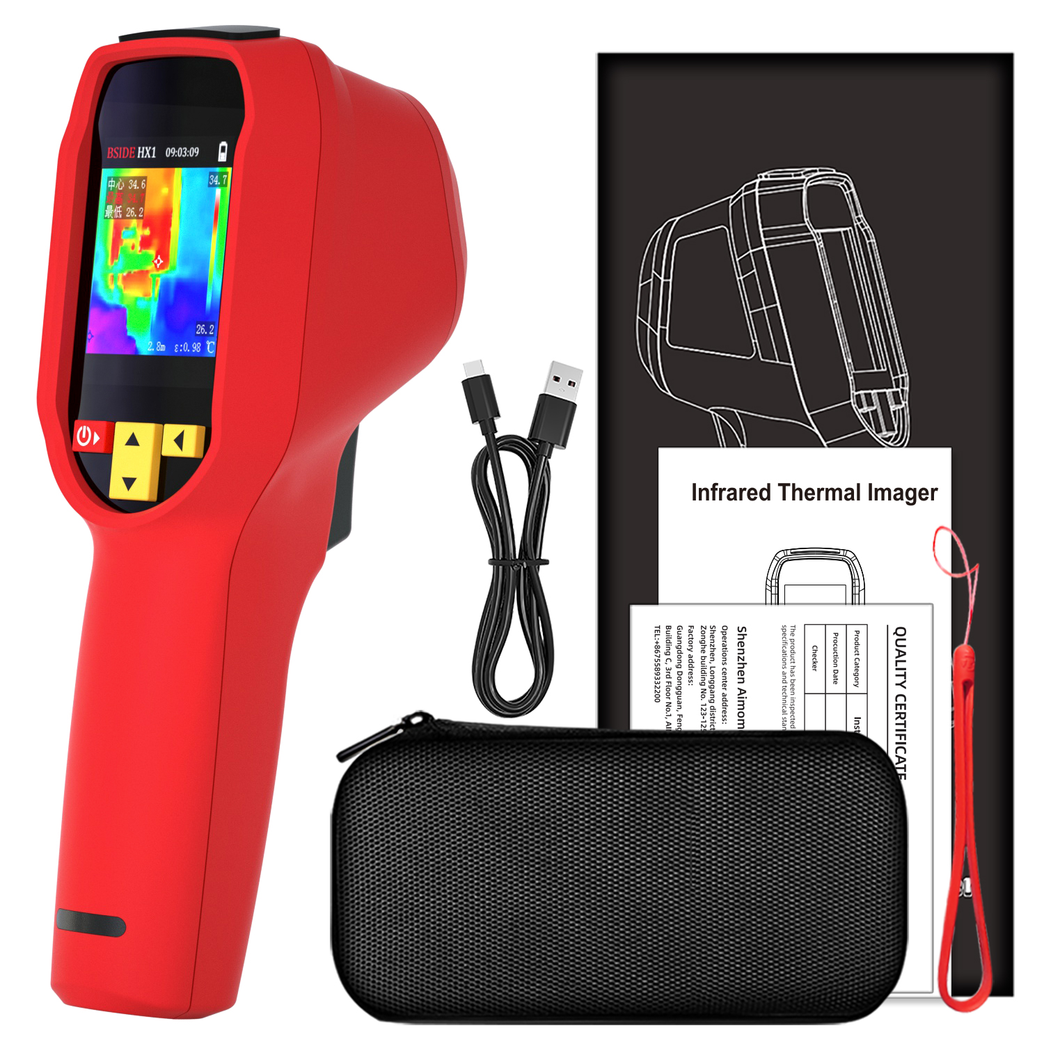 TK HOT BSIDE HX1 Infrared Ther - Industrial Laser Temperature Sensor recension och pris
