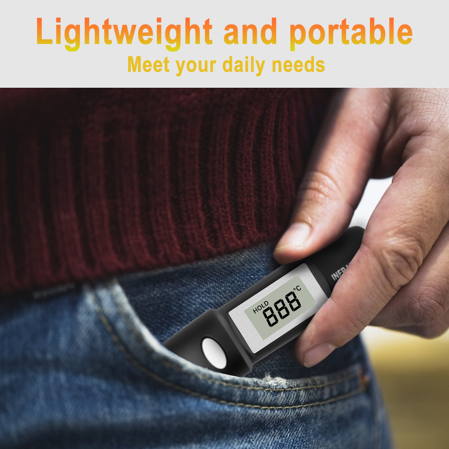 Mini Infrared Thermometer Pen  - Industrial Laser Temperature Sensor recension och pris