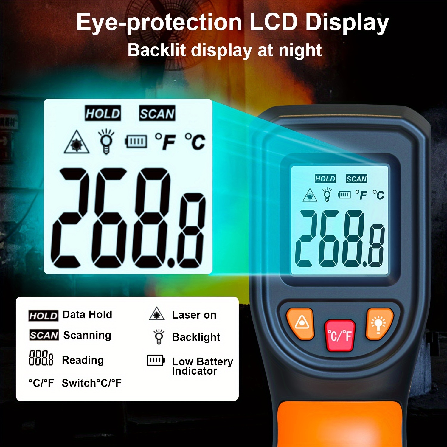 NJTY T600T600A Laser Temperatu - Industrial Laser Temperature Sensor recension och pris