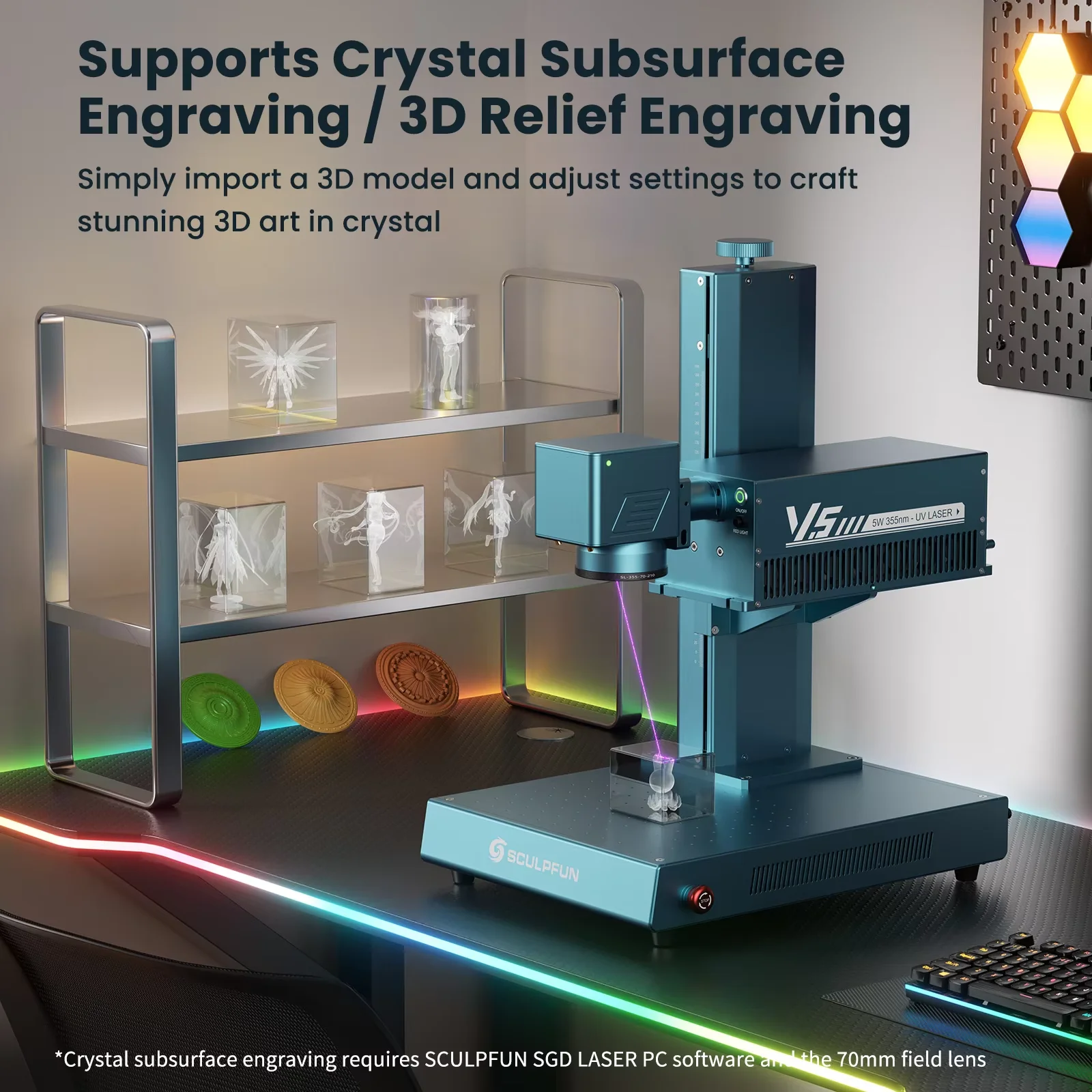 SCULPFUN V5 UV Laser Engraver  - Industrial Grade Laser Engraver recension och pris