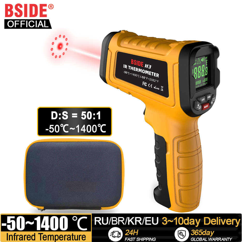 BSIDE -50~1400C Infrared Therm - Industrial Infrared Laser recension och pris