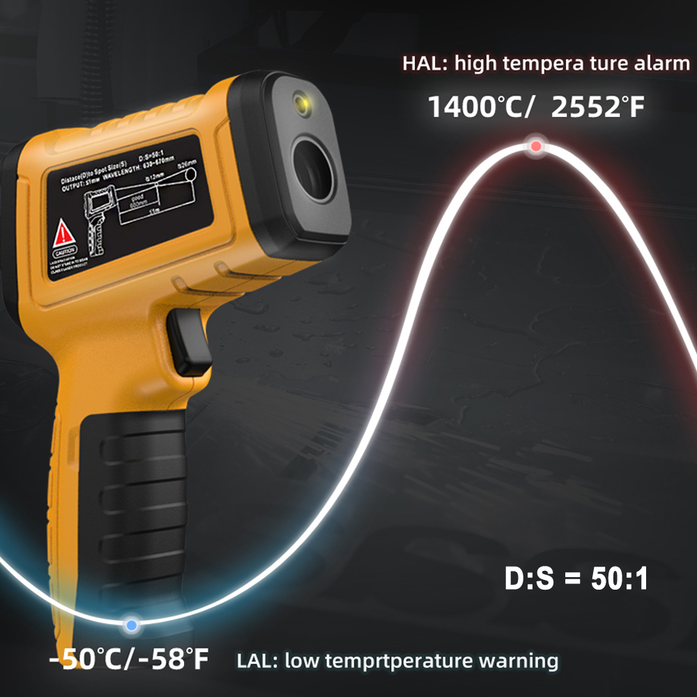 BSIDE -50~1400C Infrared Therm - Industrial Infrared Laser recension och pris