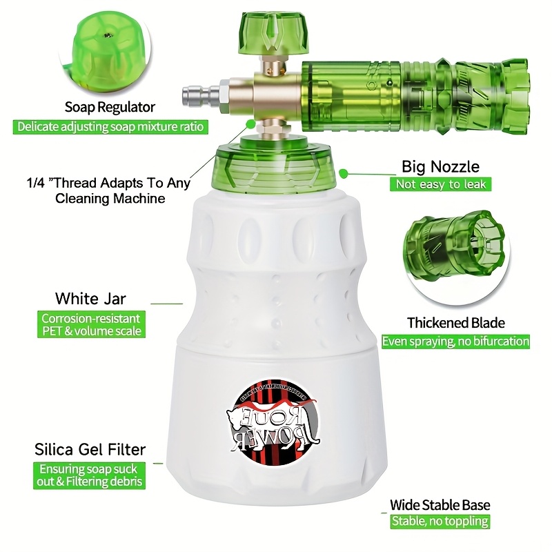 Pressure Washer Aluminum Foam  - Laser Nozzle Ceramic recension och pris