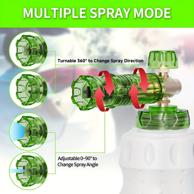 Pressure Washer Aluminum Foam  - Laser Nozzle Ceramic recension och pris