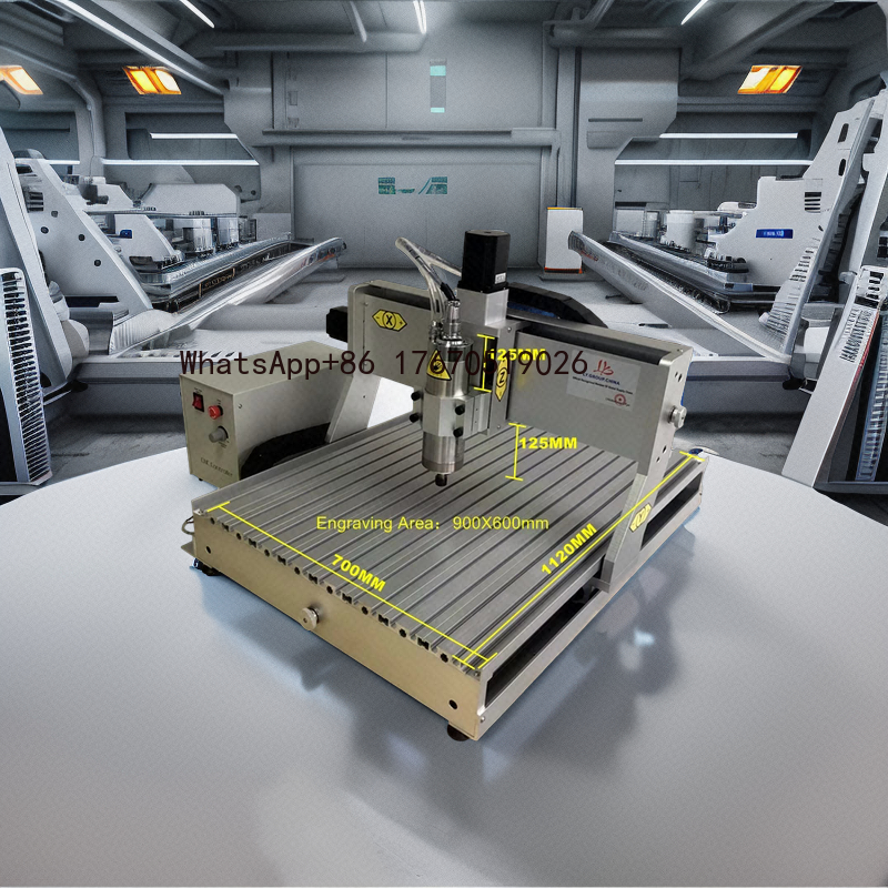4-Axis 6090 CNC Router Wood Ca - Limit Switch Cnc recension och pris