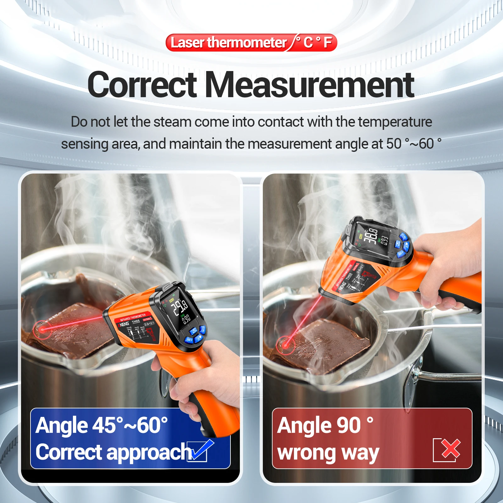 TH05 Non-Contact Infrared Ther - Industrial Laser Temperature Sensor recension och pris