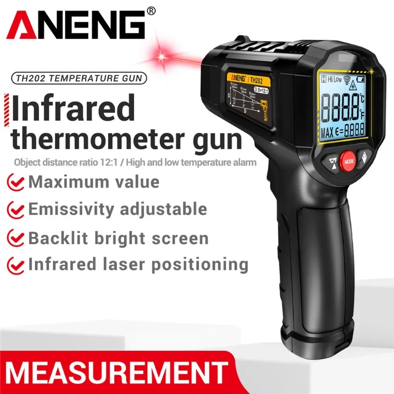 ANENG TH202 Industrial Handhel - Industrial Infrared Laser recension och pris