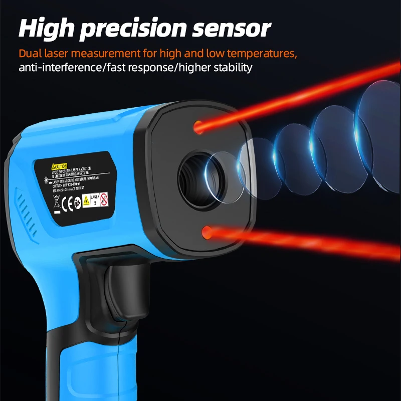 Digital Non-contact Infrared T - Industrial Infrared Laser recension och pris