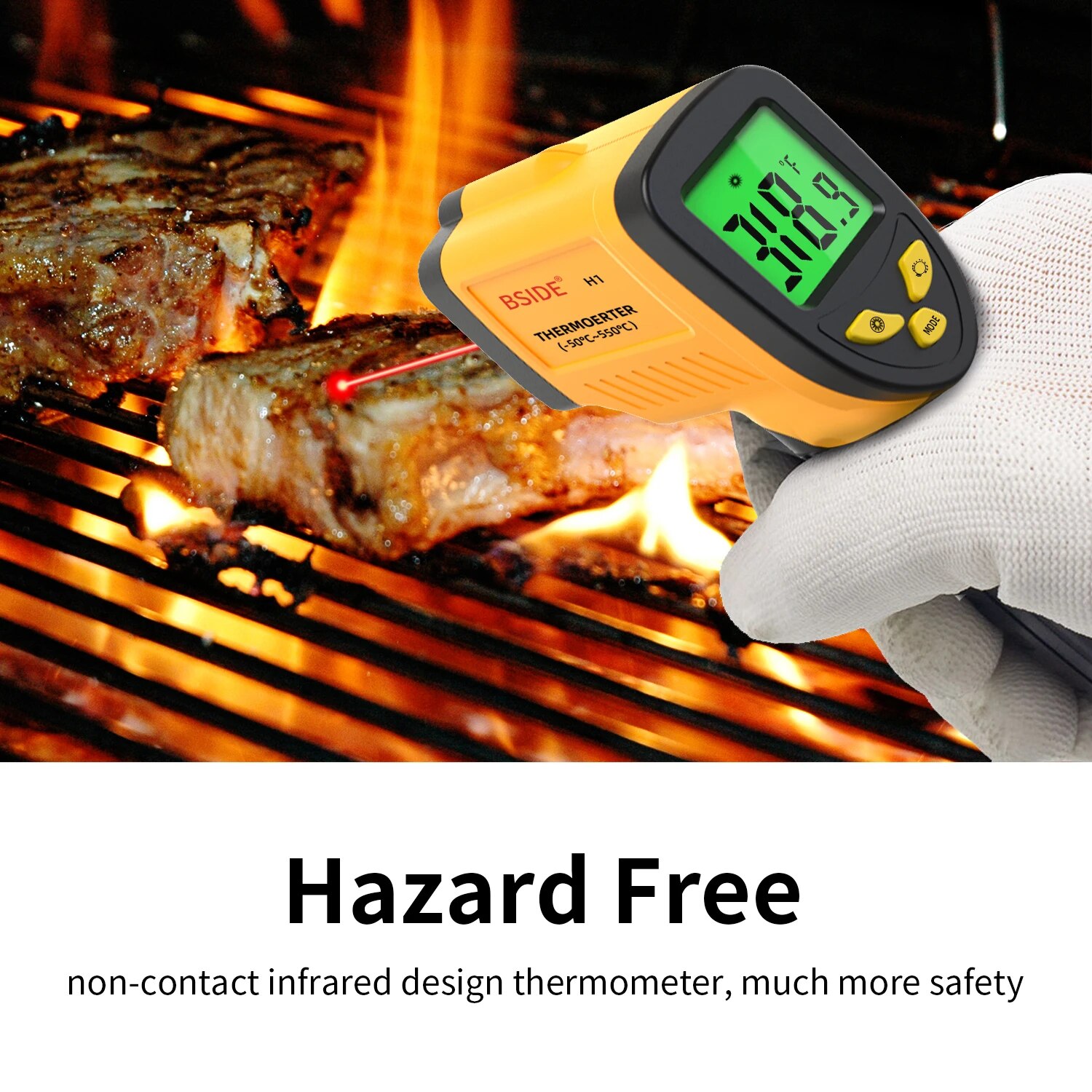 Digital Infrared Thermometer - - Industrial Laser Temperature Sensor recension och pris