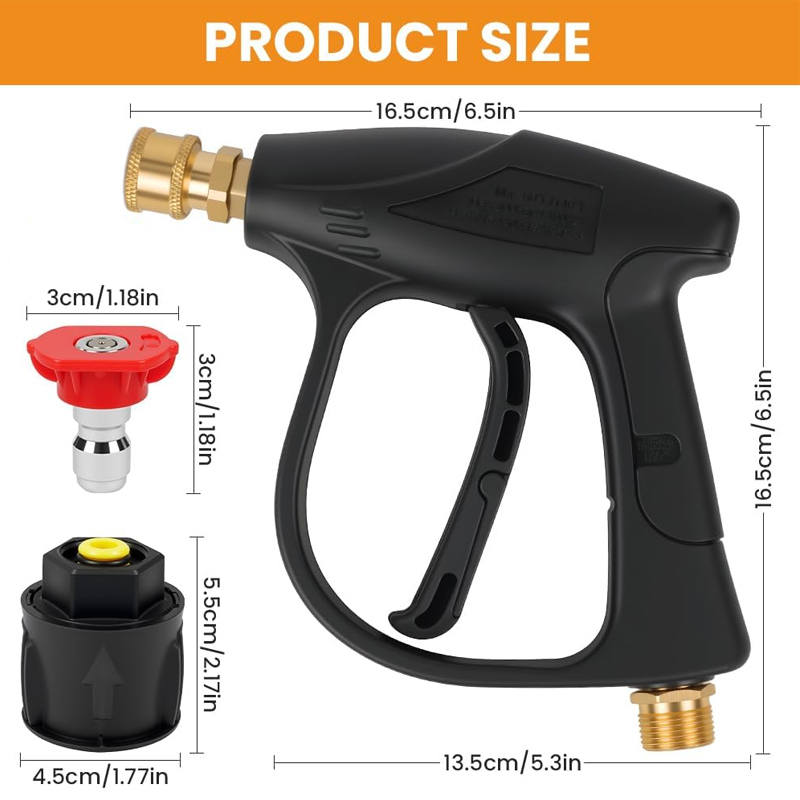 High Pressure Washer Gun with  - Laser Nozzle Ceramic recension och pris