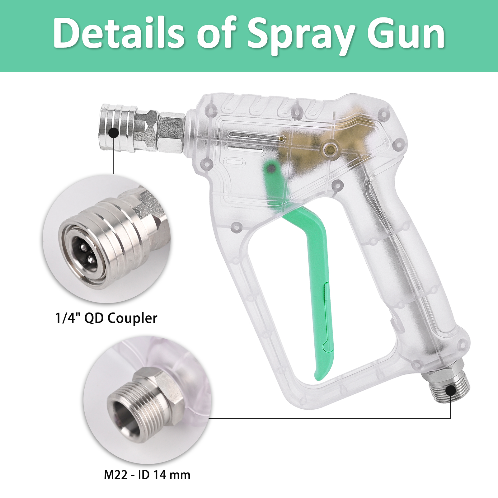 Pressure Washer Gun Kit - Conv - Laser Nozzle Ceramic recension och pris